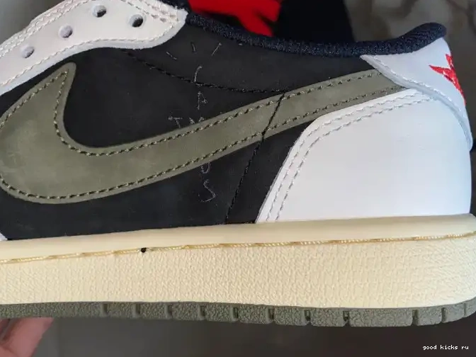 Scott Air Jordan Olive Low Travis 1 WMNS OG x DZ4137-106 0624